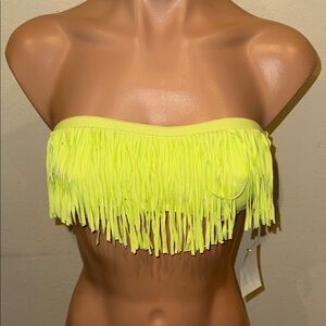 NWT L Space bandeau bikini top bra CIT